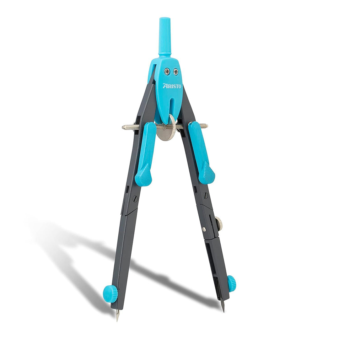 Aristo | Rapid Adjustment Compass | College BTS | 2 Hinges | Blue Colour