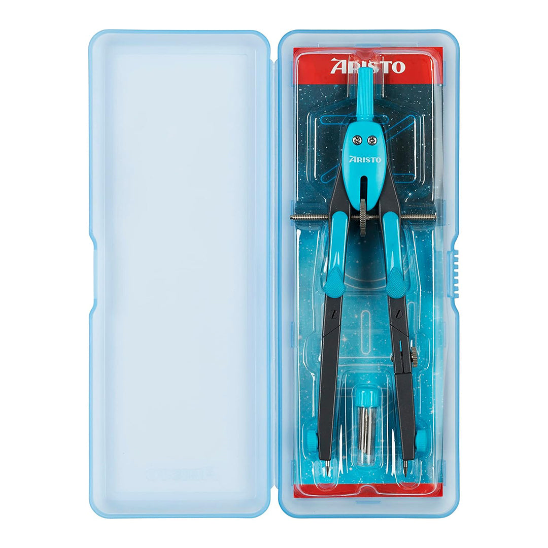 Bts Compass Set Aristo | Rapid Adjustment Compass | College BTS | 2 Hinges | Blue Colo