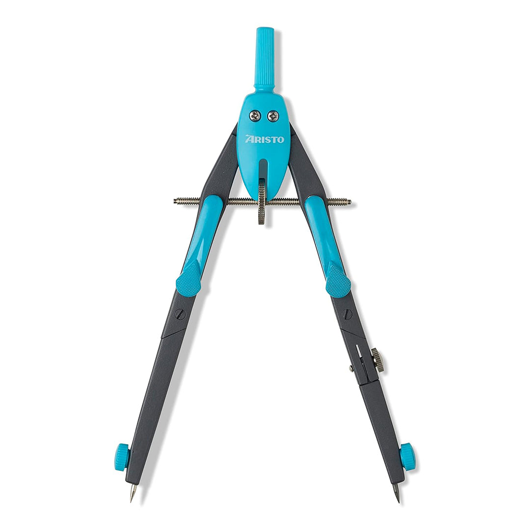 Aristo | Rapid Adjustment Compass | College BTS | 2 Hinges | Blue Colour
