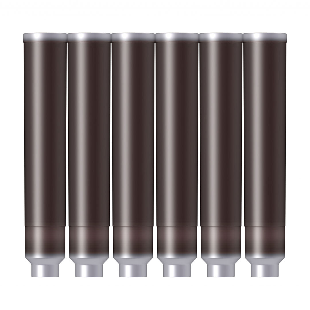 Scrikss | Cartridge Box | 6 Pcs | Fountain Pen | Brown