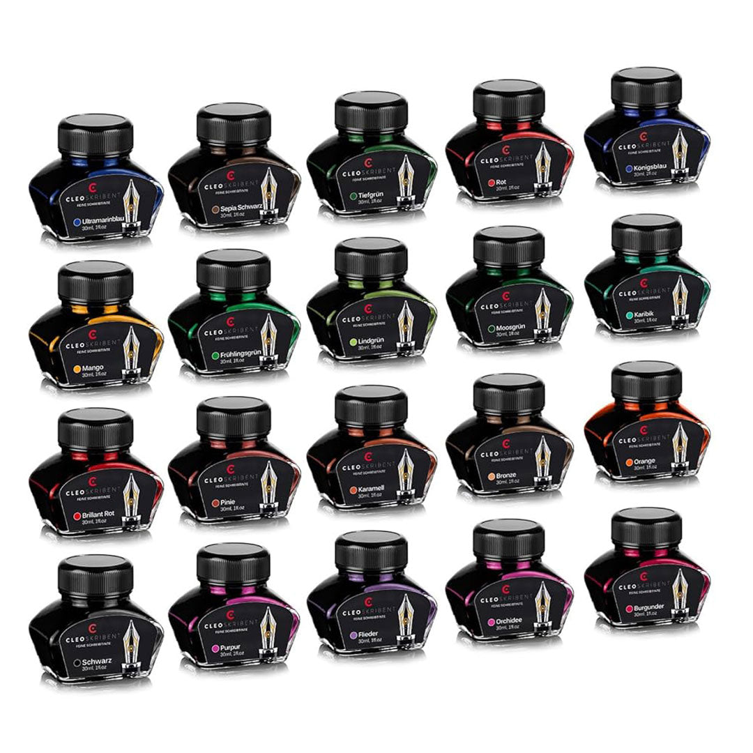 Cleo Skribent | Lilac Fountain Pen | Ink Bottle | 30 ml