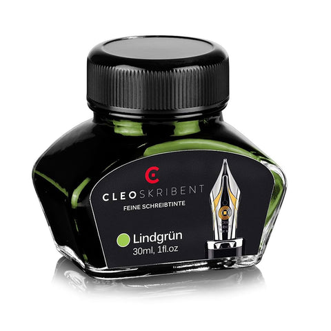 Cleo Skribent | Lime Green Fountain Pen | Ink Bottle | 30 ml