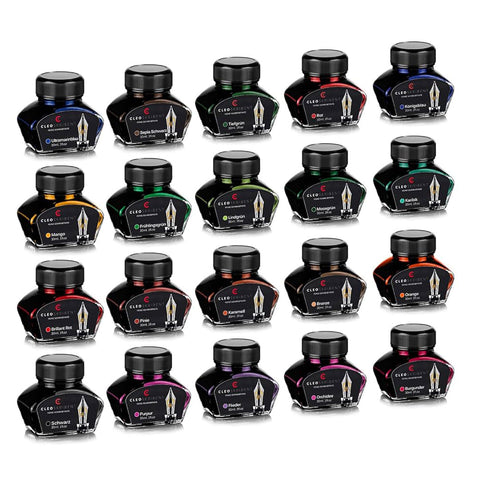 Cleo Skribent | Pine Fountain Pen | Ink Bottle | 30 ml