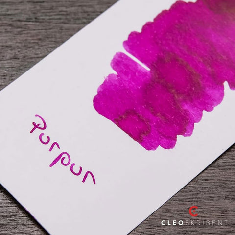Cleo Skribent | Purple Fountain Pen | Ink Bottle | 30 ml