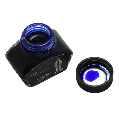 Cleo Skribent | Royal Blue Fountain Pen | Ink Bottle | 30 ml