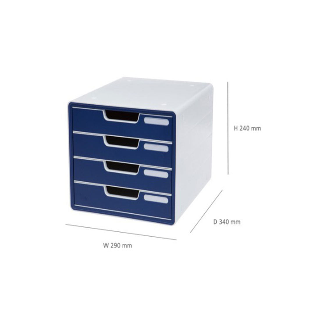 Sysmax | File Cabinet | 4 Drawers | Wine Red|Deluxe Color | For Office ...