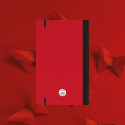 Flexbook | 60 Years Special Edition | Notebook Dotted Red | Medium | A5 | Elastic Band Closure