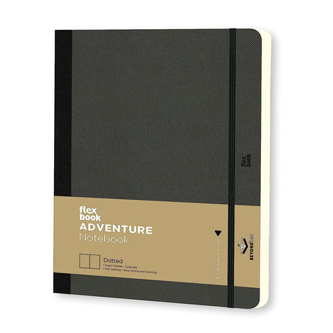 Flexbook | Adventure Series | Off Black | Dotted | Pocket