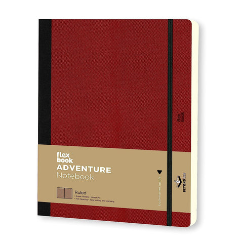 Flexbook | Adventure Series | Red | Ruled | Pocket