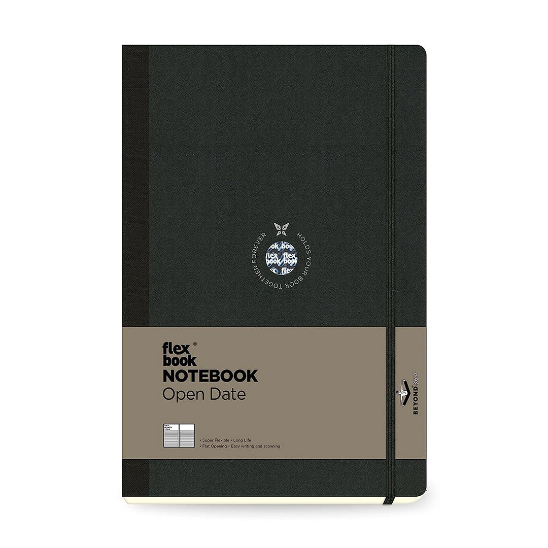 Flexbook | Flex Global | Open Date | Black | Ruled | Large