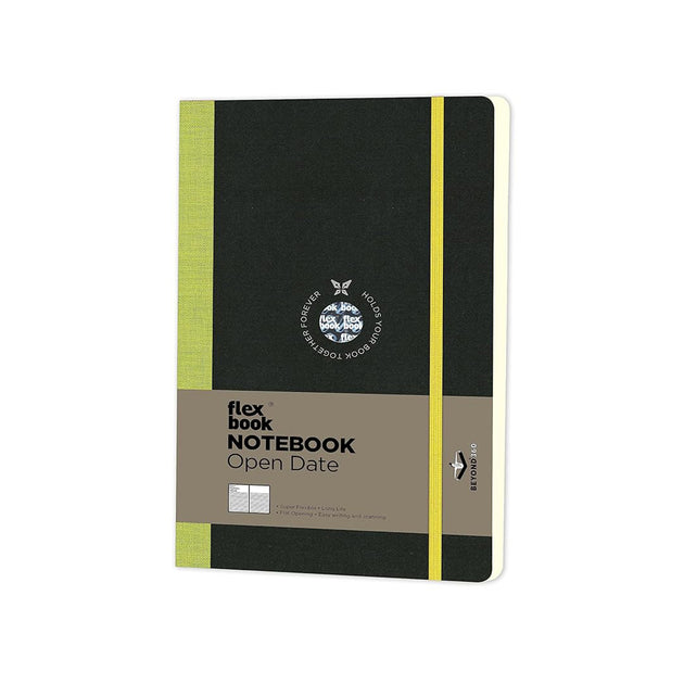 Flexbook Flex Global Medium A5 Open Date Notebook – Light Green