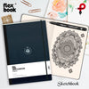 Flexbook | Flex Global | Sketchbook | Black | Blank | Medium