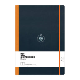 Flexbook | Blank | Large A4 Size Sketchbook | Orange | Flex Global Sketchbook