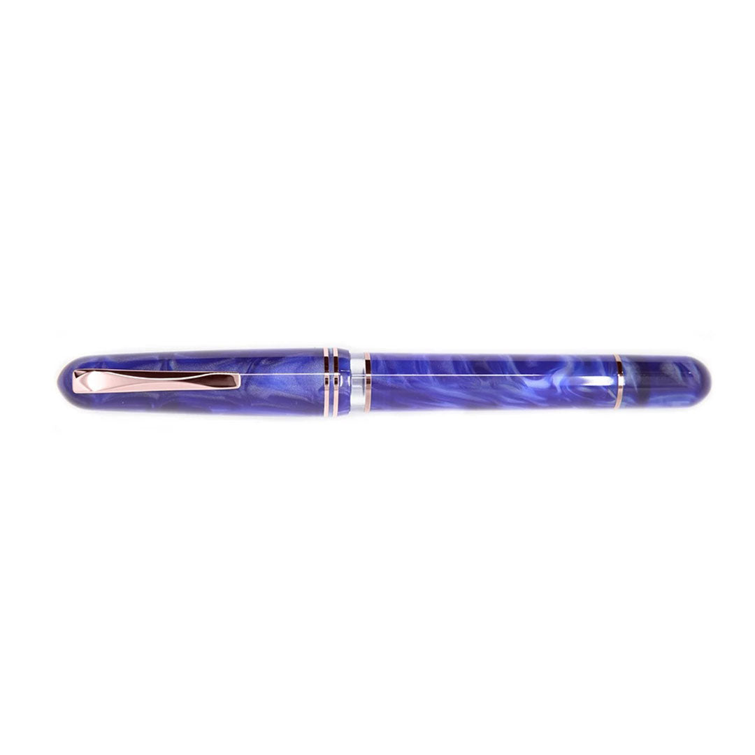 Gioia | Metis Fountain Pen | Blue Aesthetic Rose | Medium