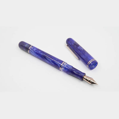 Gioia | Metis Fountain Pen | Blue Aesthatic Rose | Medium