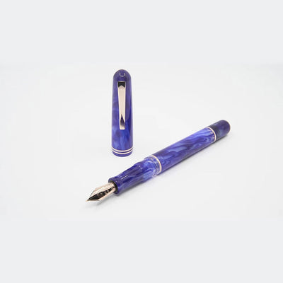 Gioia | Metis Fountain Pen | Blue Aesthetic Rose | Medium