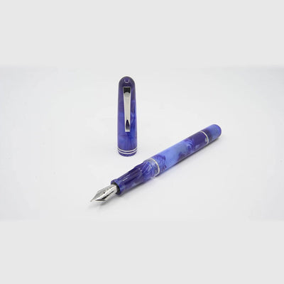 Gioia | Metis Fountain Pen | Blue Aesthatic Silver | Fine