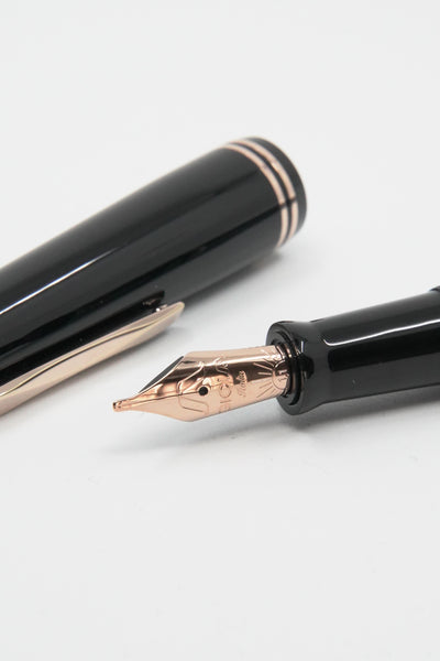 GIOIA | Metis | Fountain Pen | Classic | Black | Rose Gold