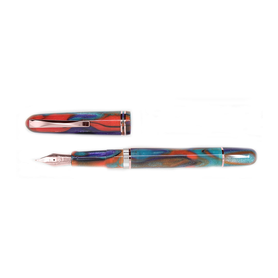 Gioia | Metis Fountain Pen | Iride Rose Gold | Stub Nib