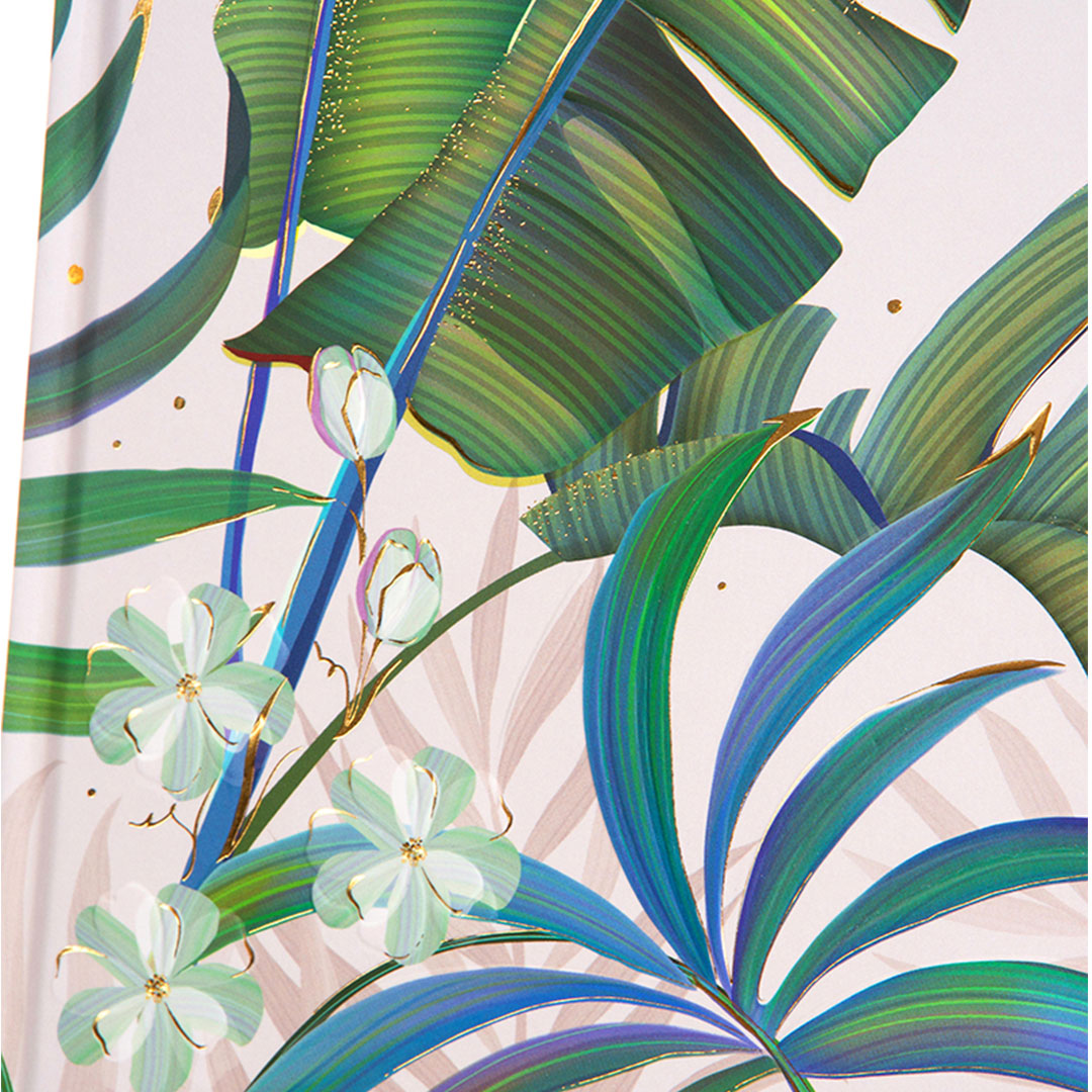 Goldbuch | Notebook A5 | Tropical | White