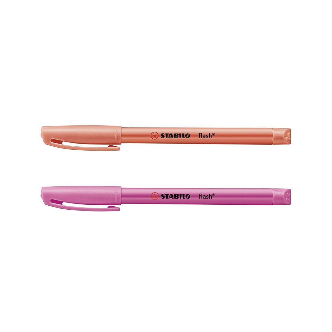 Stabilo | Flash | Highlighter | Pack Of 2 | Red and Pink