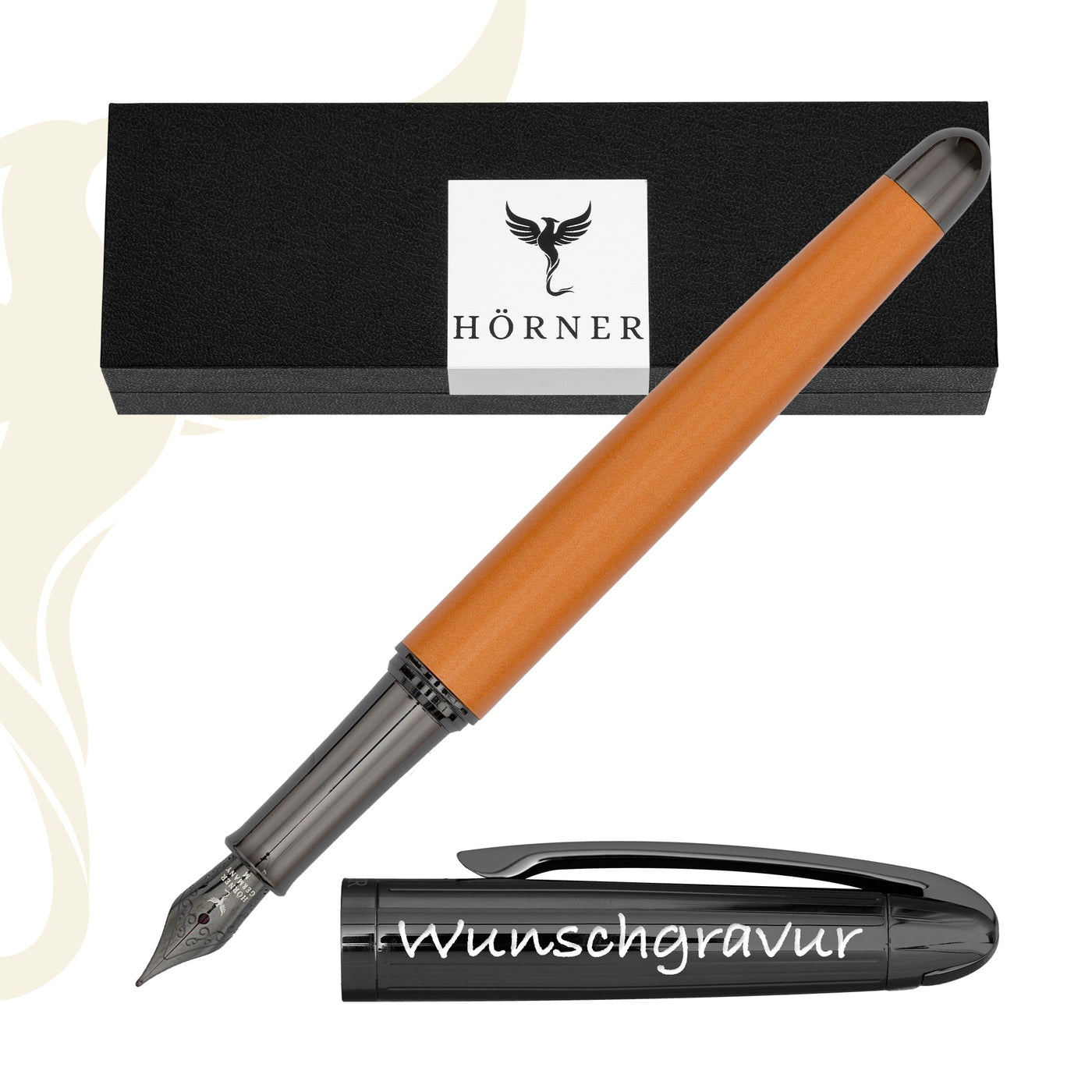 Horner | Auerus | Fountain Pen | Orange - penpencilink