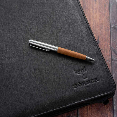 Horner | Legno Ballpoint Pen | Rosewood Chrome - penpencilink