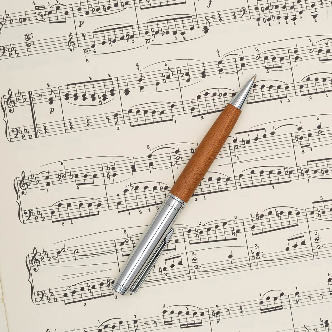 Horner | Legno Ballpoint Pen | Rosewood Chrome - penpencilink