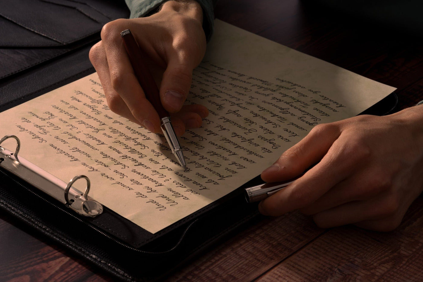 Horner | Legno | Rollerball Pen | Mahogany - penpencilink