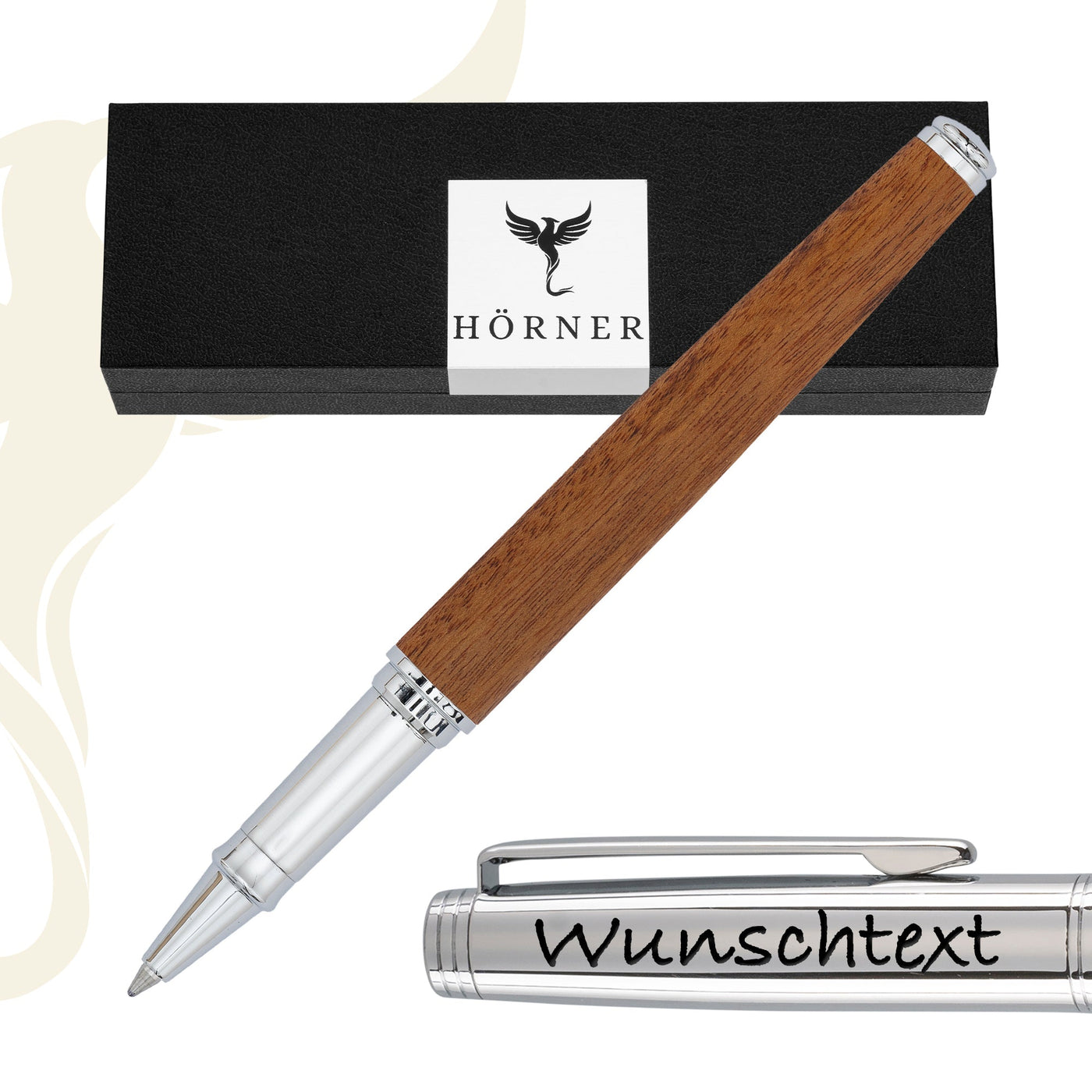 Horner | Legno | Rollerball Pen | Mahogany - penpencilink