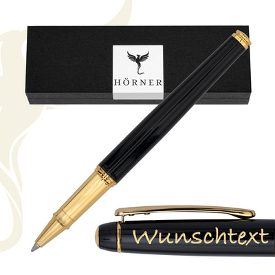 Horner | Nobilis | Rollerball Pen | Black - GT - penpencilink