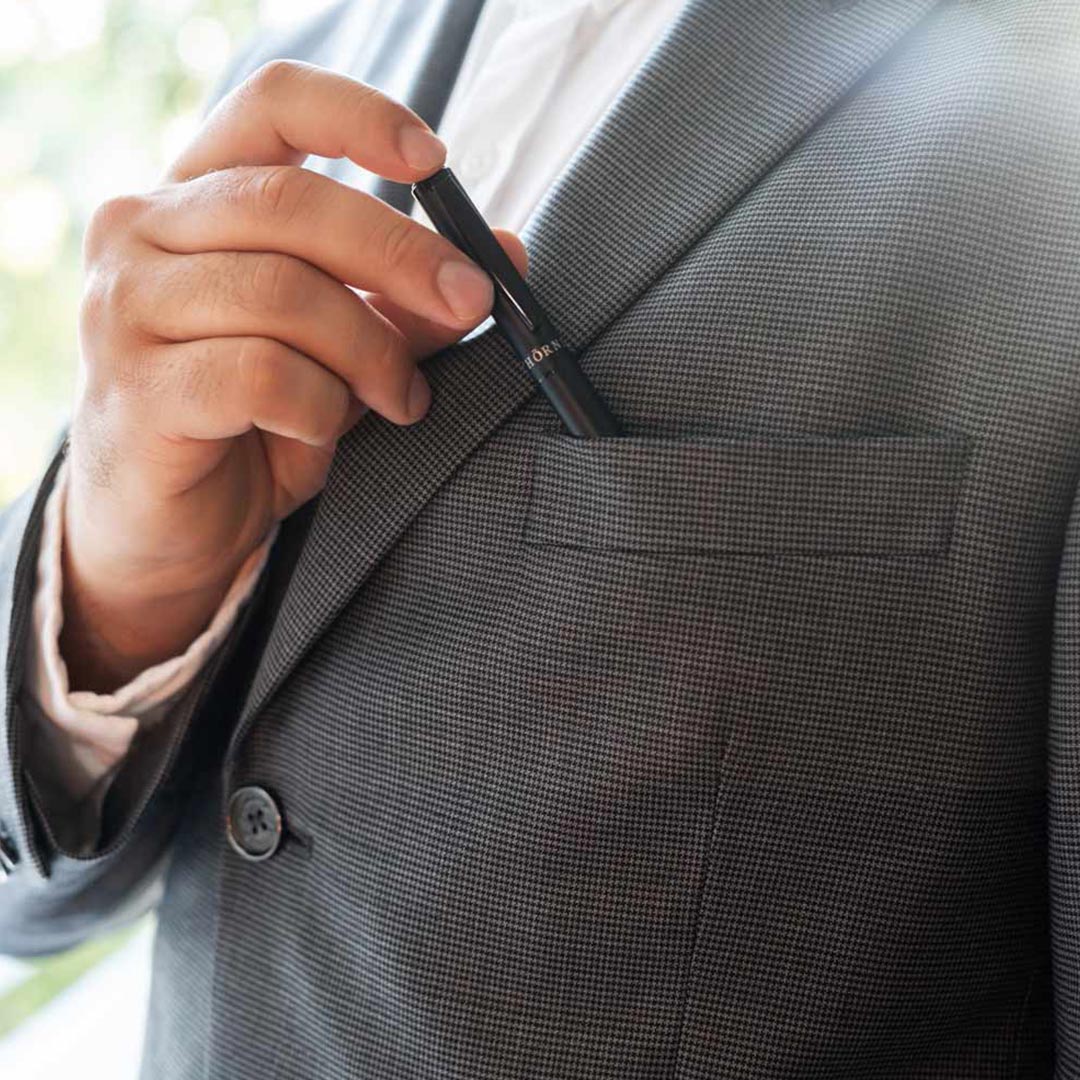 Horner | Silva | Ballpoint Pen | Matte Black - penpencilink