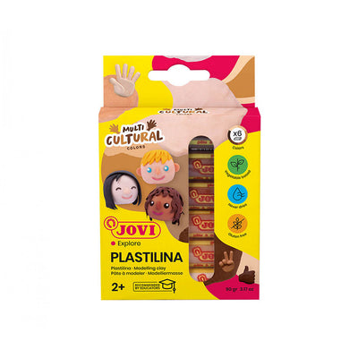 Jovi | Modelling Clay | 6 Bar Of 15 Gram | Multicultural