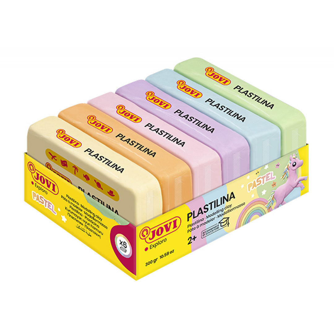 Jovi | Plastilina Pastel Clay | 50g 6 Pcs