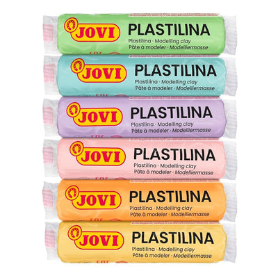 Jovi | Plastilina Reusable | Non-Drying Modeling Clay | 0.50 Oz Bars | Set of 6