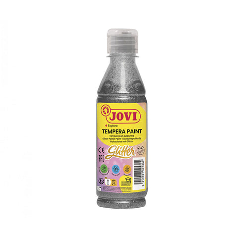 Jovi | Poster Paint | Liquid 250ml Glitter | Silver