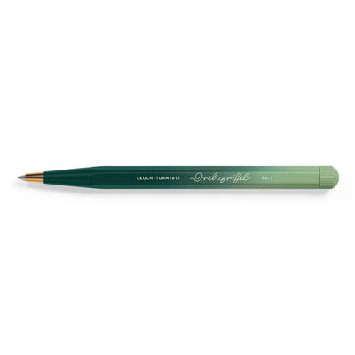 LEUCHTTRUM1917 | Gradient Edition | Ball Point Pen | Black Ink | Drehgriffel No. 1 | Forest Green/Sage - penpencilink