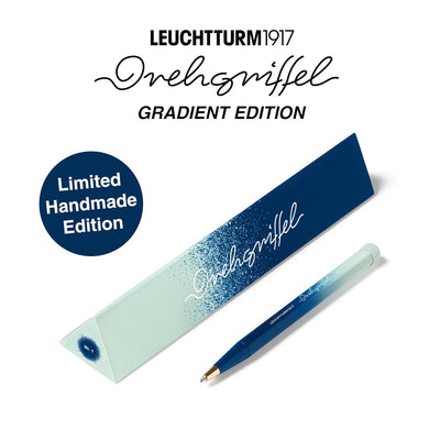 LEUCHTTRUM1917 | Gradient Edition | Ball Point Pen | Black Ink | Drehgriffel No. 1 | Navy Mint/Green - penpencilink