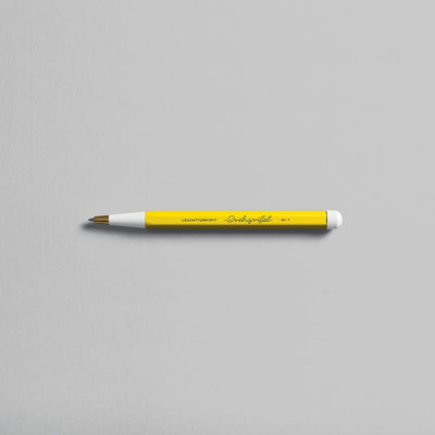 LEUCHTTURM1917 Ball Point Pen with Royal Blue Ink | Drehgriffel No. 1 | Lemon Yellow | Twist Mechanism - penpencilink