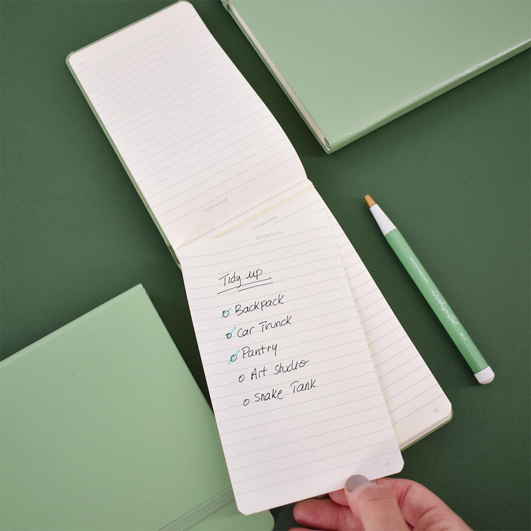 LEUCHTTURM1917 Ball Point Pen with Royal Blue Ink | Drehgriffel No. 1 | Sage Green | Twist Mechanism - penpencilink