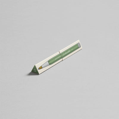 LEUCHTTURM1917 Gel Pen with Document Proof Black Ink | Drehgriffel No. 1 |Sage Green| Twist Mechanism - penpencilink