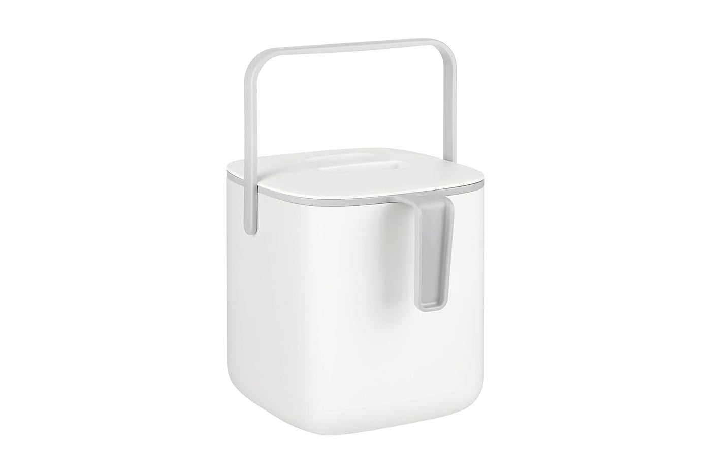 Litem 5L Food Waste Bin with Inner Bucket & Handle – Ivory - penpencilink