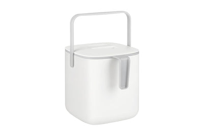 Litem 5L Food Waste Bin with Inner Bucket & Handle – Ivory - penpencilink