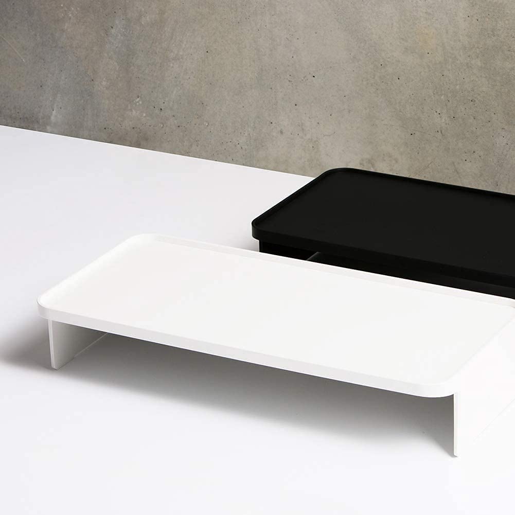 LITEM Desktop Monitor & Computer Stand with Organizer – White - penpencilink