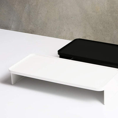 LITEM Desktop Monitor & Computer Stand with Organizer – White - penpencilink