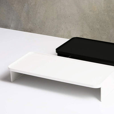 Litem | Monitor Stand | Up Desk Organizer Set | White