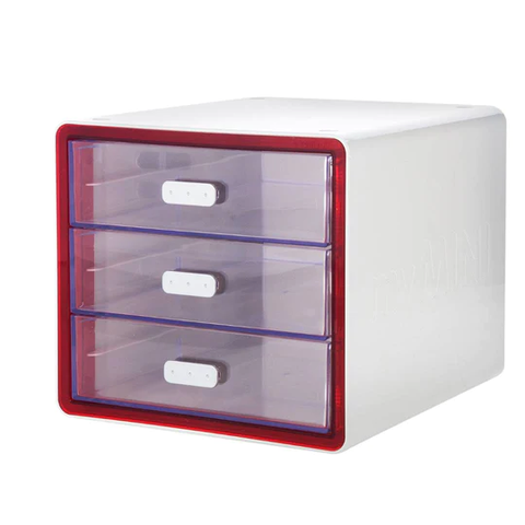 Sysmax | My Mini Cabinet | 3 Drawers | Red