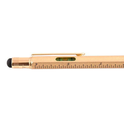 Monteverde 9 Function Tool Ball Pen - Brass GT - penpencilink