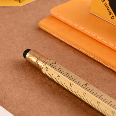 Monteverde 9 Function Tool Ball Pen - Brass GT - penpencilink