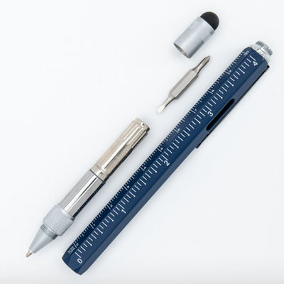 Monteverde 9 Function Tool Ball Pen - Navy Blue CT - penpencilink